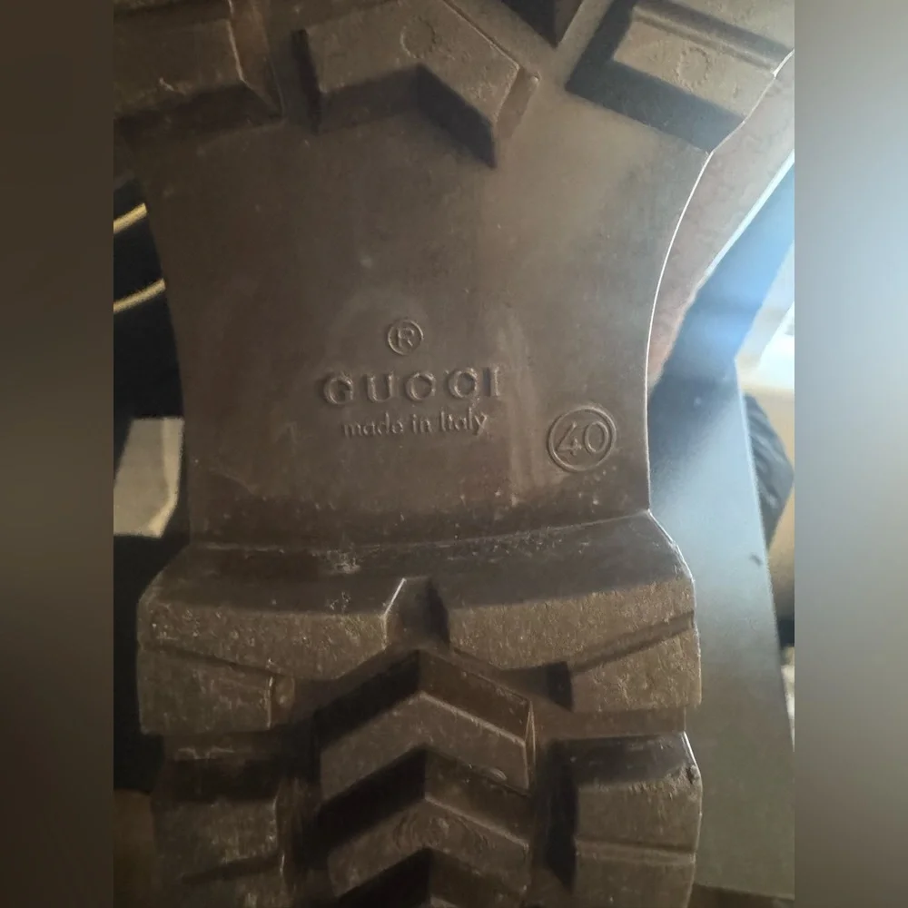 Gucci Monogram Rain Boots EUC - Picture 5 of 8